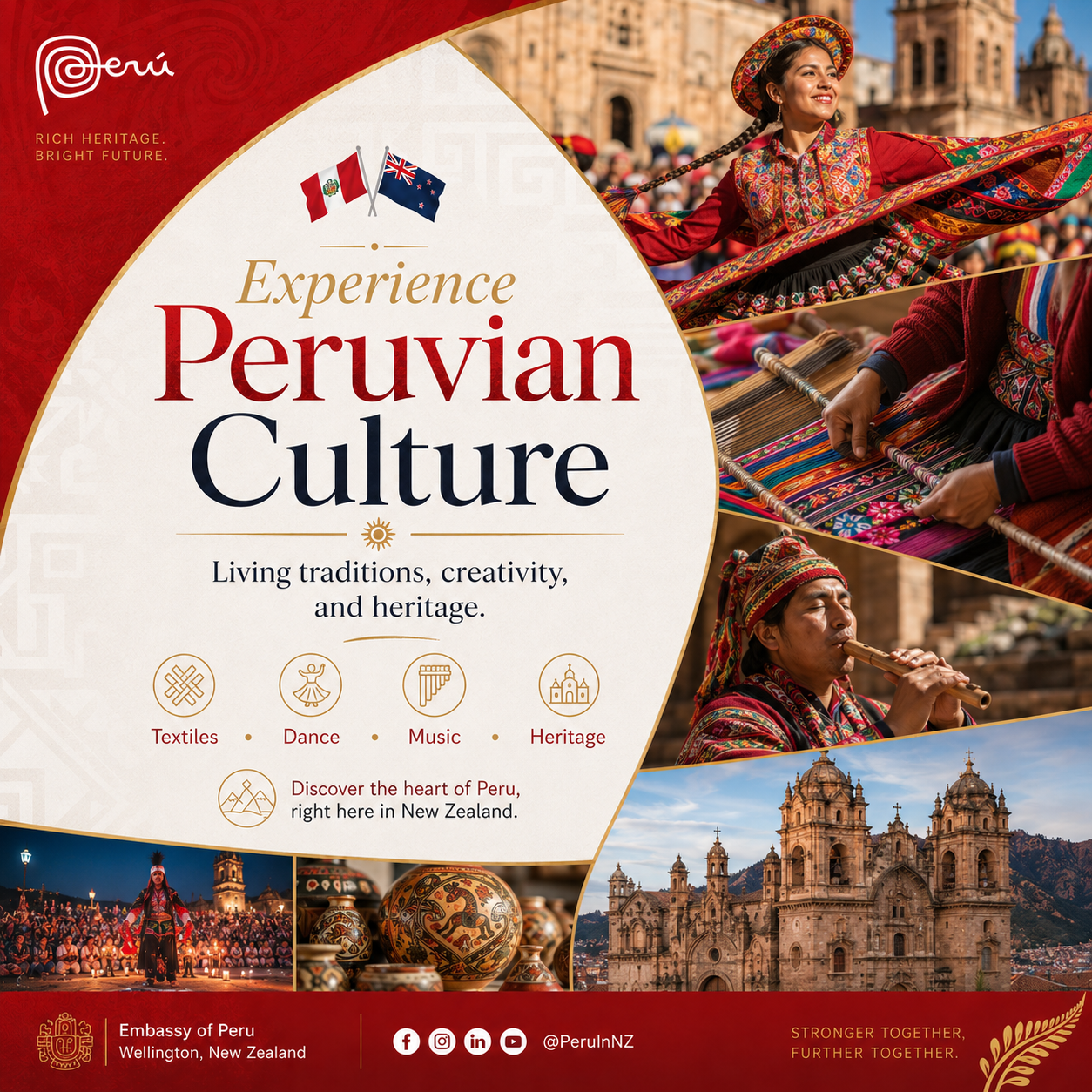 Peru and New Zealand diplomatic networking event in Wellington
